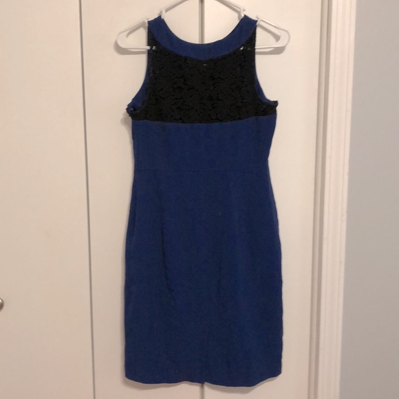 Navy sleeveless dress - Picture 2 of 2